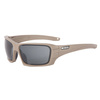 ESS - Rollbar Ballistic Glasses - Terrain Tan - Transparent / Tinted Smoke Gray - EE9018-07