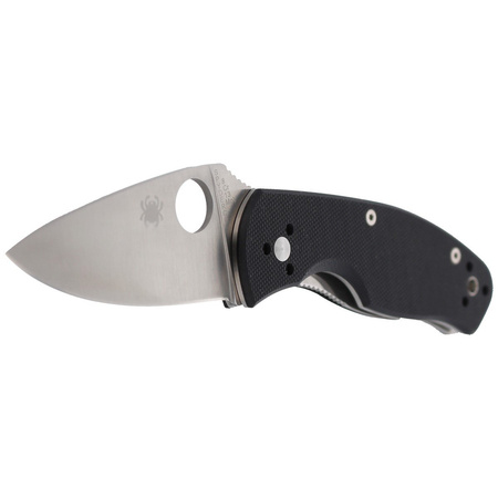 Spyderco Persistence G-10 Black Plain Folding Knife - C136GP