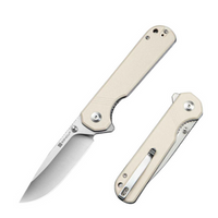 Sencut Aetheris Ivory G10 Folding Knife, Satin 9Cr18MoV (S24095-1)