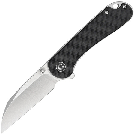Civivi Elementum Wharncliffe Black G10, Satin Nitro-V Folding Knife (C18062AF-1)