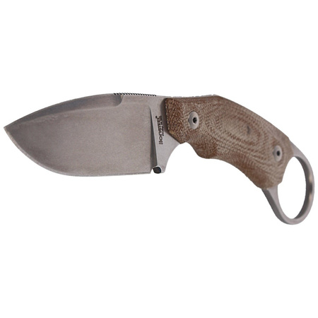 LionSteel H2 Karambit Canvas Natural, Stone Washed Blade (H2 CVN) Knife