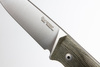 LionSteel Bushcraft Green Canvas / Satin Blade knife (B35 CVG)