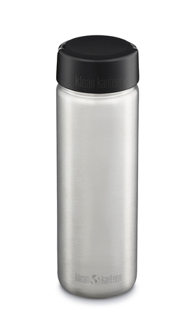 Klean Kanteen Wide Bottle (mit Wide Loop Cap) 800 ml Brushed Stainless