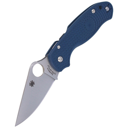 Spyderco Para 3 FRN Cobalt-Blue SPY27 Plain Folding Knife (C223PCBL)