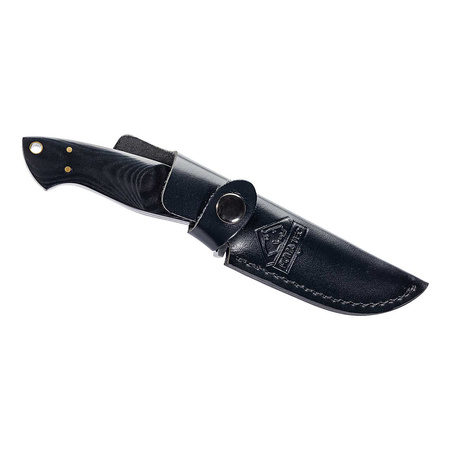 Puma TEC Solingen Black Micarta, Satin hunting knife (304310)