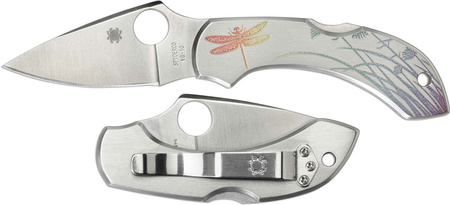 Spyderco Dragonfly Tattoo Stainless Plain VG10 (C28PT)