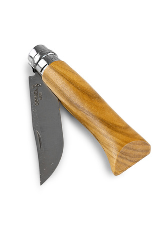 Opinel 9 Inox Lux Olive Knife