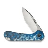 Civivi Elementum SJ Blue/Black/White Resin Folding Knife, Satin 14C28N (C18062AJ-4)