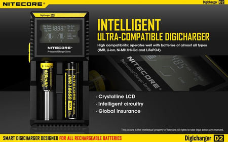 Battery charger - Nitecore Digicharger D2