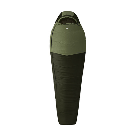 Alpinus - Ultralight Pro 1000 sleeping bag for left-handed people - green
