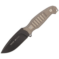 Viper David Evolution Green Canvas Micarta Knife, DSW by Rumici (VT4002ECG)