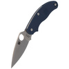 Spyderco UK Penknife FRN Dark Blue CPM S110V Plain Folding Knife - C94PDBL