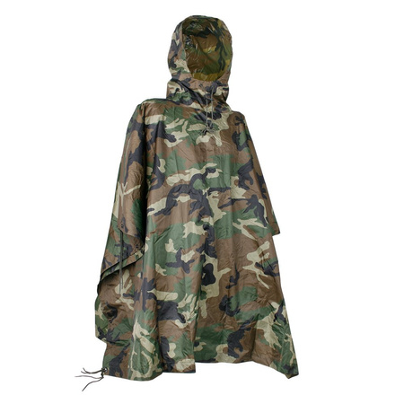 Mil-Tec Poncho - Woodland