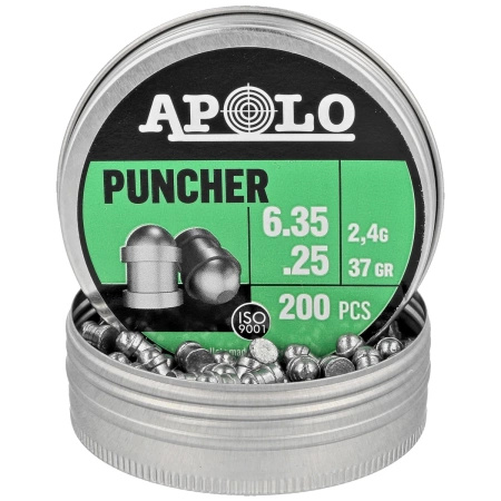 Apolo Puncher 6.35 mm shotgun shell, 200 rounds. 2.40g/37.0gr (19972)