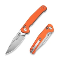 Sencut - Glenspar Orange G10 Folding Knife, Satin 9Cr18MoV (S25046-1)