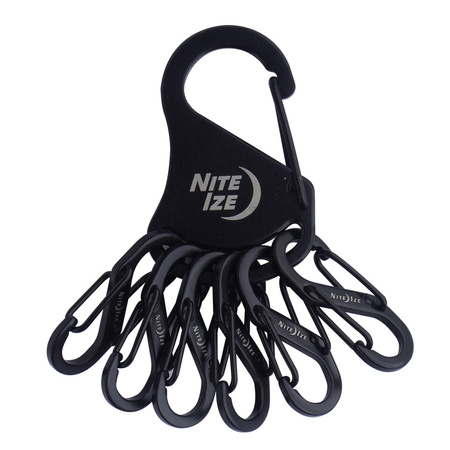 Nite Ize - S-Biner KeyRack Steel Carabiner - Black - KRS-03-01