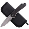 CIVIVI Elementum Flipper knife Twill Carbon Fiber / Black G10, Damascus (C907DS)