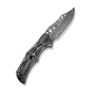 Civivi Biophase Gray Aluminum / Black G10 folding knife, Damascus (C23083C-DS1)