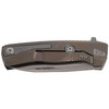 LionSteel ROK Titanium Bronze, Satin Blade Folding Knife (ROK B)