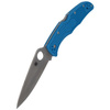 Spyderco Endura 4 FRN Blue Flat Ground Plain Folding Knife (C10FPBL)