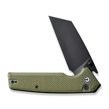 Civivi Amirite OD Green G10 Folding Knife, Black Nitro-V (C23028-3)