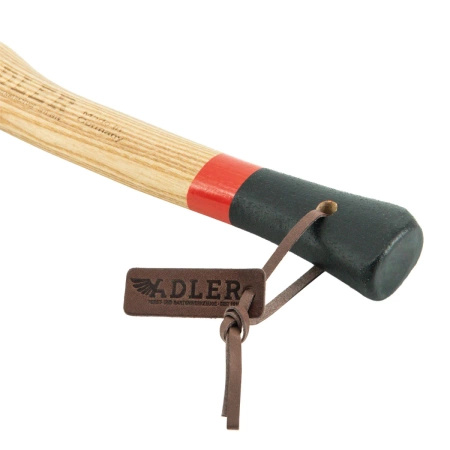 Adler Scout Hatchet Black / Red Ash Wood, C60 Carbon Steel (280.0E030A011)