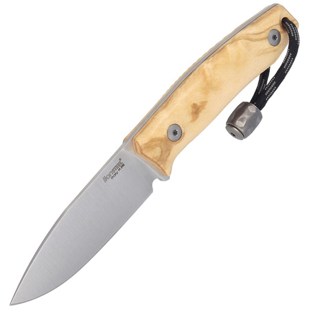 LionSteel Bushcraft Olive Wood knife, Satin Blade (M1 UL)