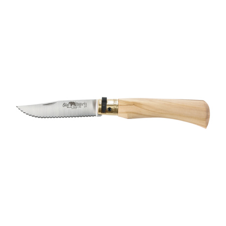 Old Bear Antonini Classical Wavy 190 mm knife - olive