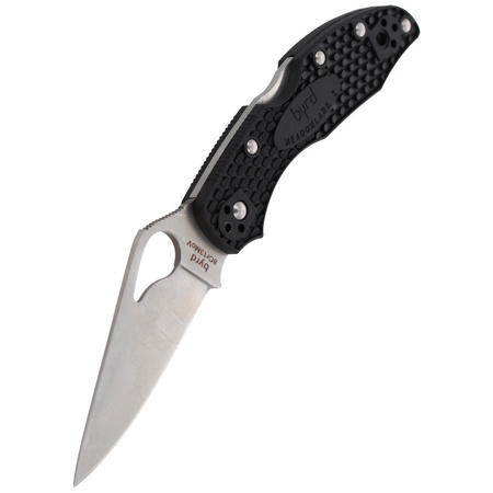 Spyderco Byrd Meadowlark 2 FRN Black Plain Folding Knife (BY04PBK2)