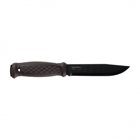 Morakniv - Garberg Grand Black Blade (C) brown knife with leather scabbard