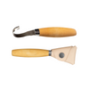 MORAKNIV - Mora Hook Knife 162 Double Edge (S) carving spoon knife with leather scabbard