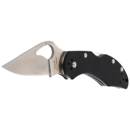 Spyderco Byrd Robin 2 G-10 Black Plain Folding Knife (BY10GP2)