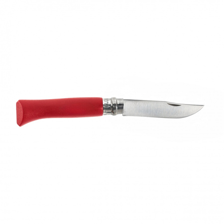 Opinel 8 Inox Origins folding knife red