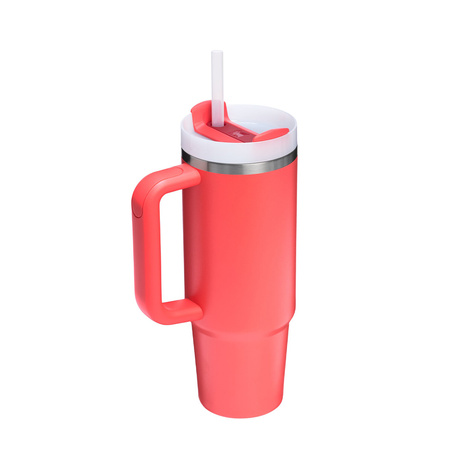 Stanley Quencher H2 thermal mug.About FlowState 0.89L Hot Coral