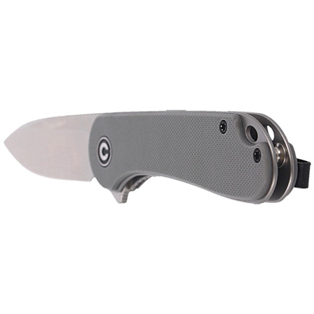 CIVIVI Elementum Flipper Gray G10 knife, Satin Finish (C907B)