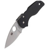 Spyderco Lil' Native G-10 Black Compression Lock Plain Folding Knife (C230GP)