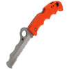 Spyderco Assist Lightweight Orange Combination Folding Knife (C79PSOR)