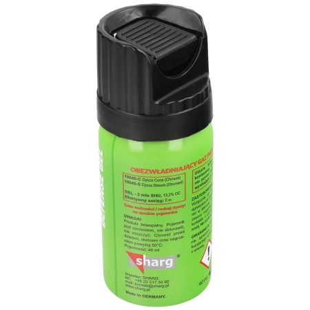 Sharg Defence Green Gel pepper gas 2mln SHU 40ml Cone (10040-C)