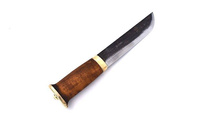 Erapuu Lapland Leuku 210 Dark Brown knife - Handmade