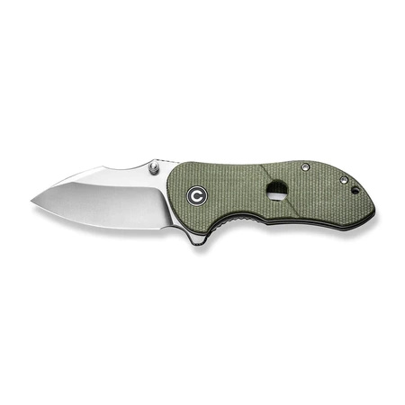 Civivi Gordo Olive Micarta, Satin D2 knife by Peter Carey (C22018C-2)