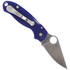 Spyderco Para 3 G-10 Midnight Blue CPM S110V folding knife - C223GPDBL