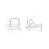 Vector Optics - Frenzy-S 1x17x21 open collimator - MGT/RMS - Weaver - Black - SCRD-73