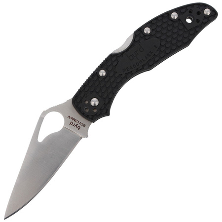 Spyderco Byrd Meadowlark 2 FRN Black Plain Folding Knife (BY04PBK2)