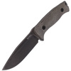 LionSteel Green Canvas, Black Blade (M5B CVG) Knife