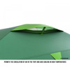 Husky - BIRD 3 plus hiking tent - green