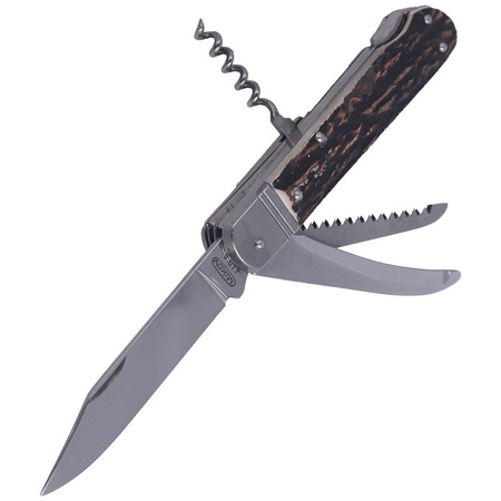 Mikov Fixir Imit folding hunting knife. Dear Stag 4 blade (232-XH-4V KP)