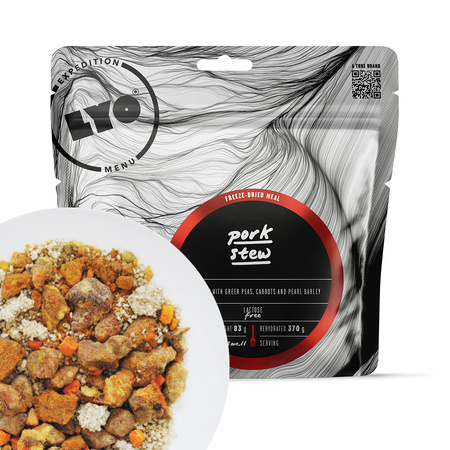 Lyo Food Expedition - Freeze-dried food ration - Pork stew with porridge 370g