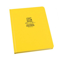 Rite in the Rain - Waterproof Large Bound Notebook - 223 x 175 mm - 80 sheets - Yellow - 370F-LG