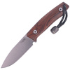 LionSteel Bushcraft Santos Wood / Satin Blade knife (M1 ST)