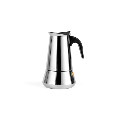 Leopold Vienna - Trevi 6 cups Italian coffee machine - polished steel